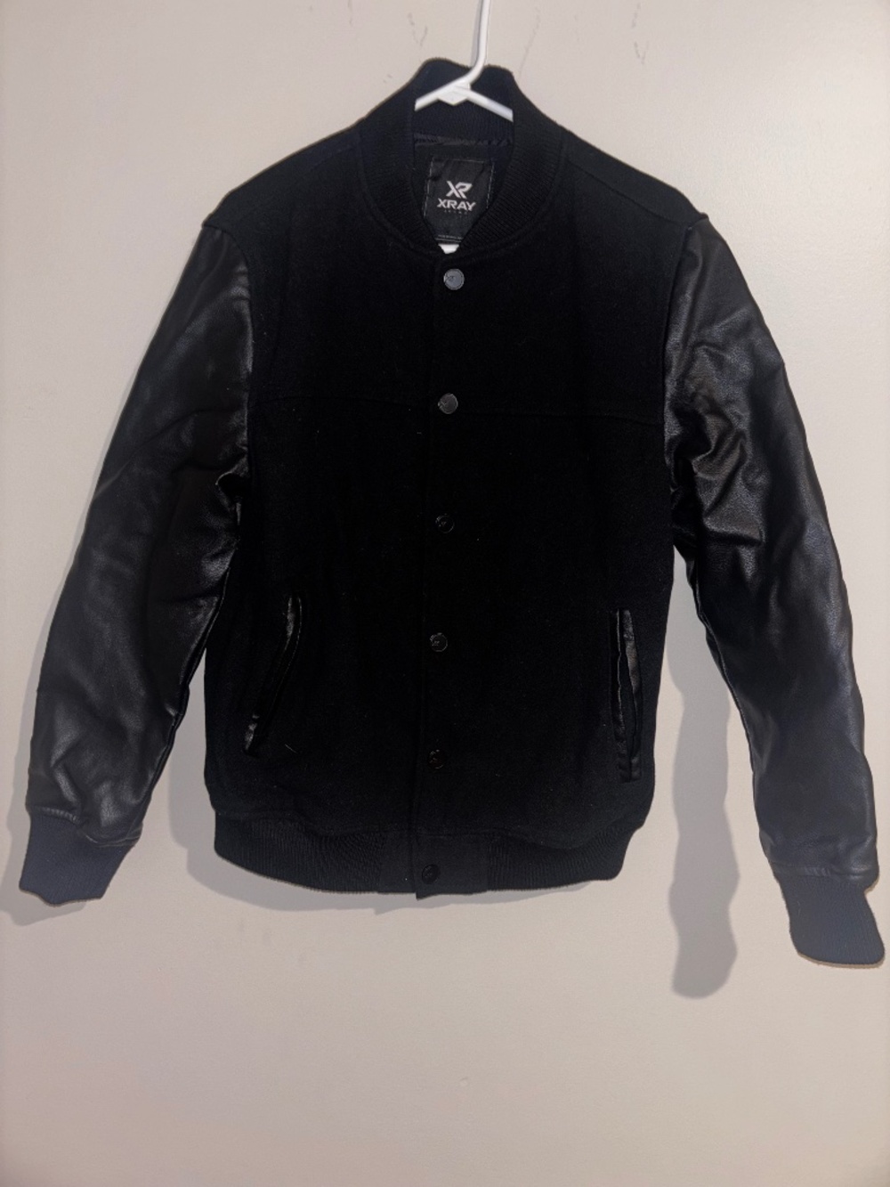 X Ray Men’s wool varsity bomber jacket